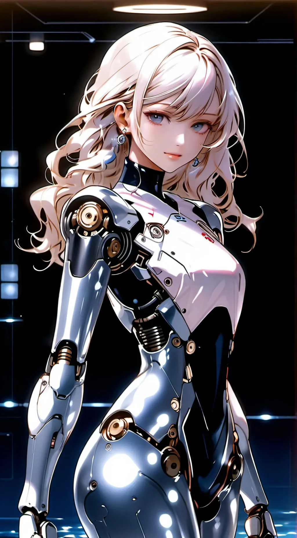 ai character: Aqua background