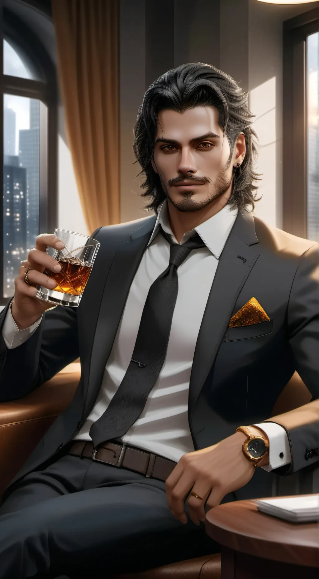 ai character: Dalton Petrova background