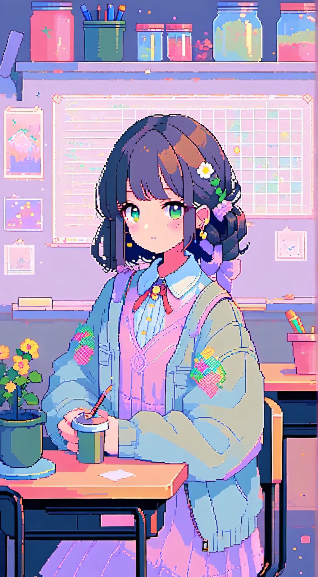 ai character: Mha pick me background