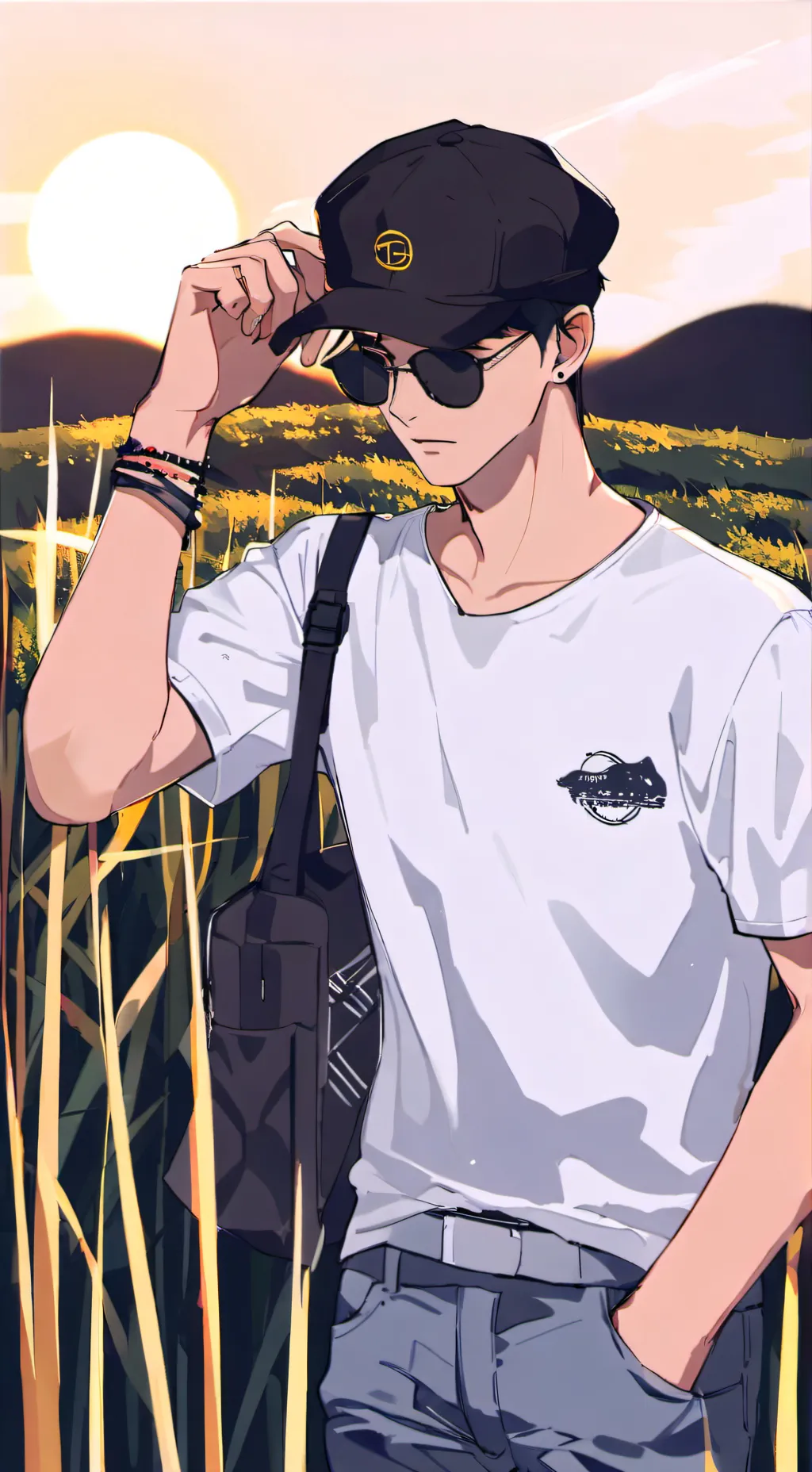 ai character: Макс background