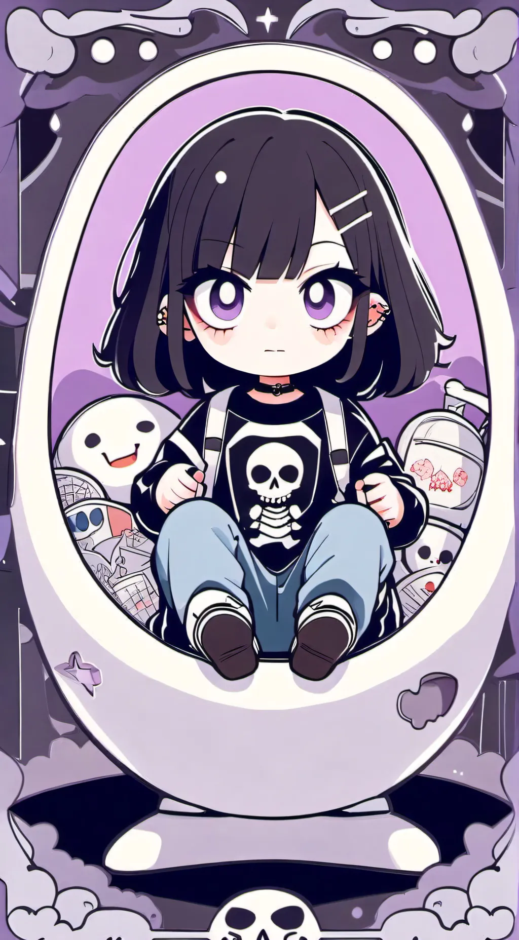 ai character: Gwen background