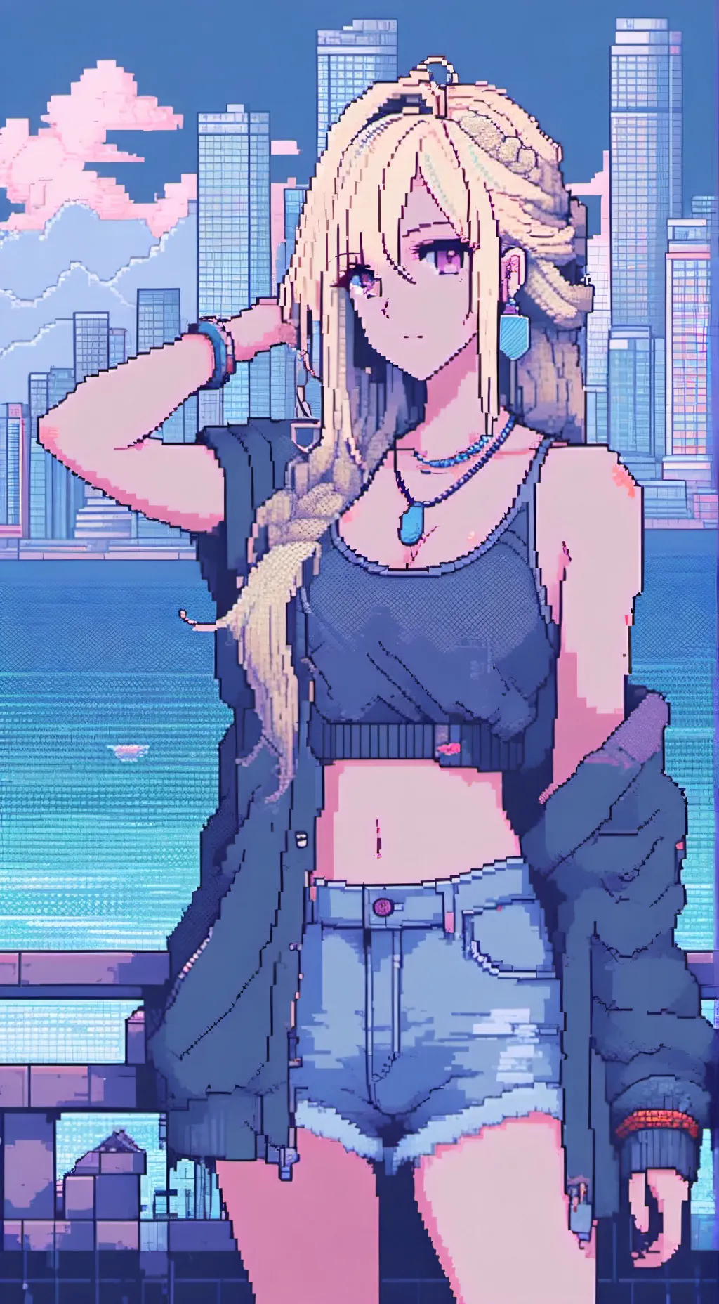 ai character: mha pet store background