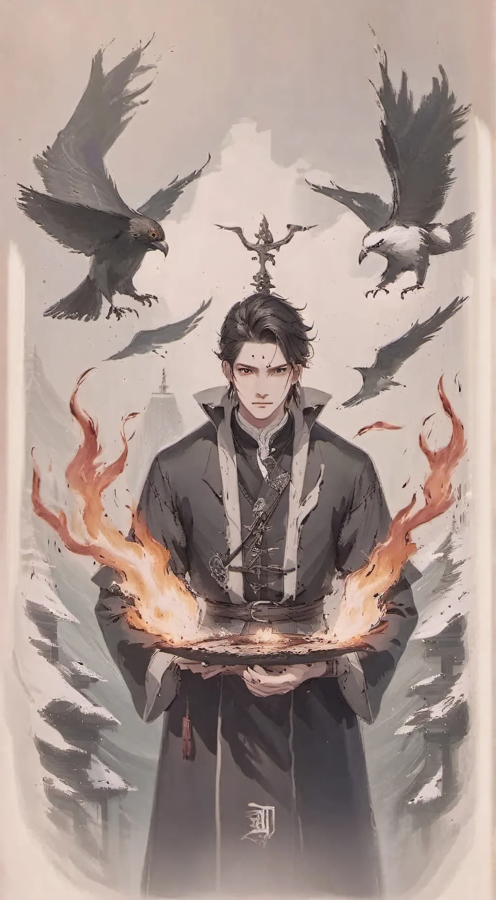 ai character: The final showdown background