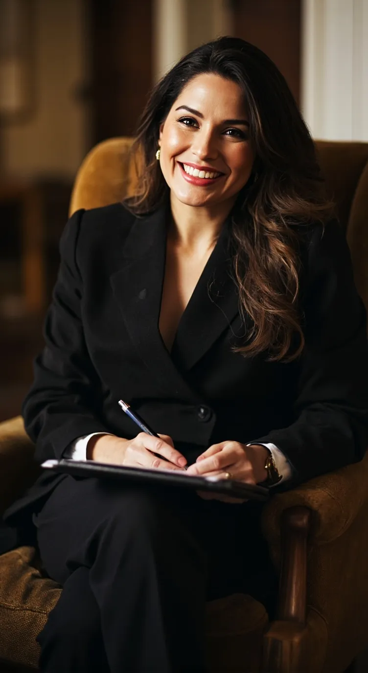 ai character: Margo Robichaud  background