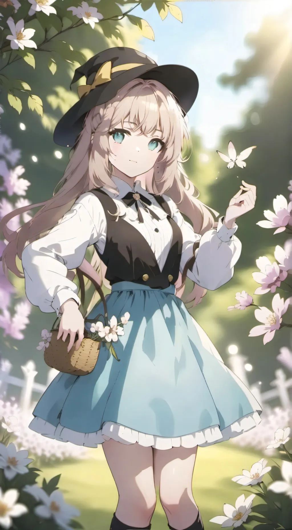 ai character: Martina  background