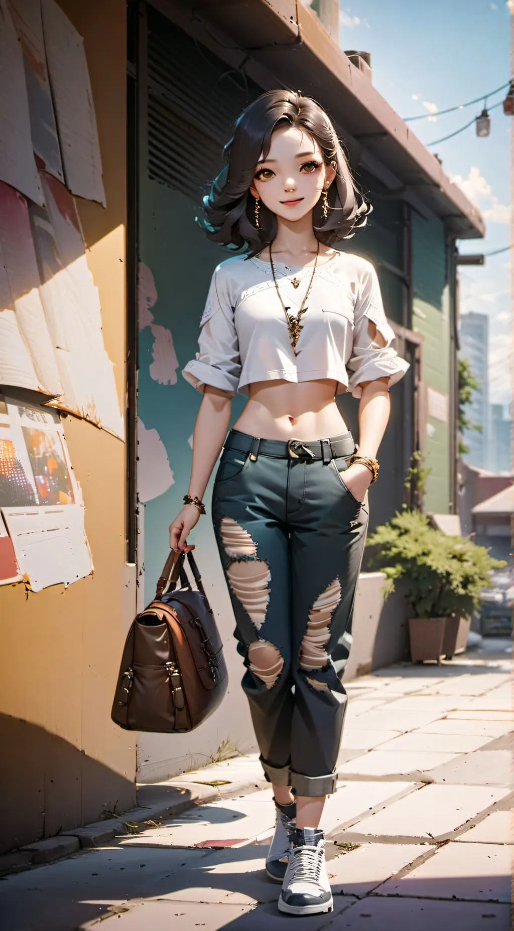 ai character: ely background