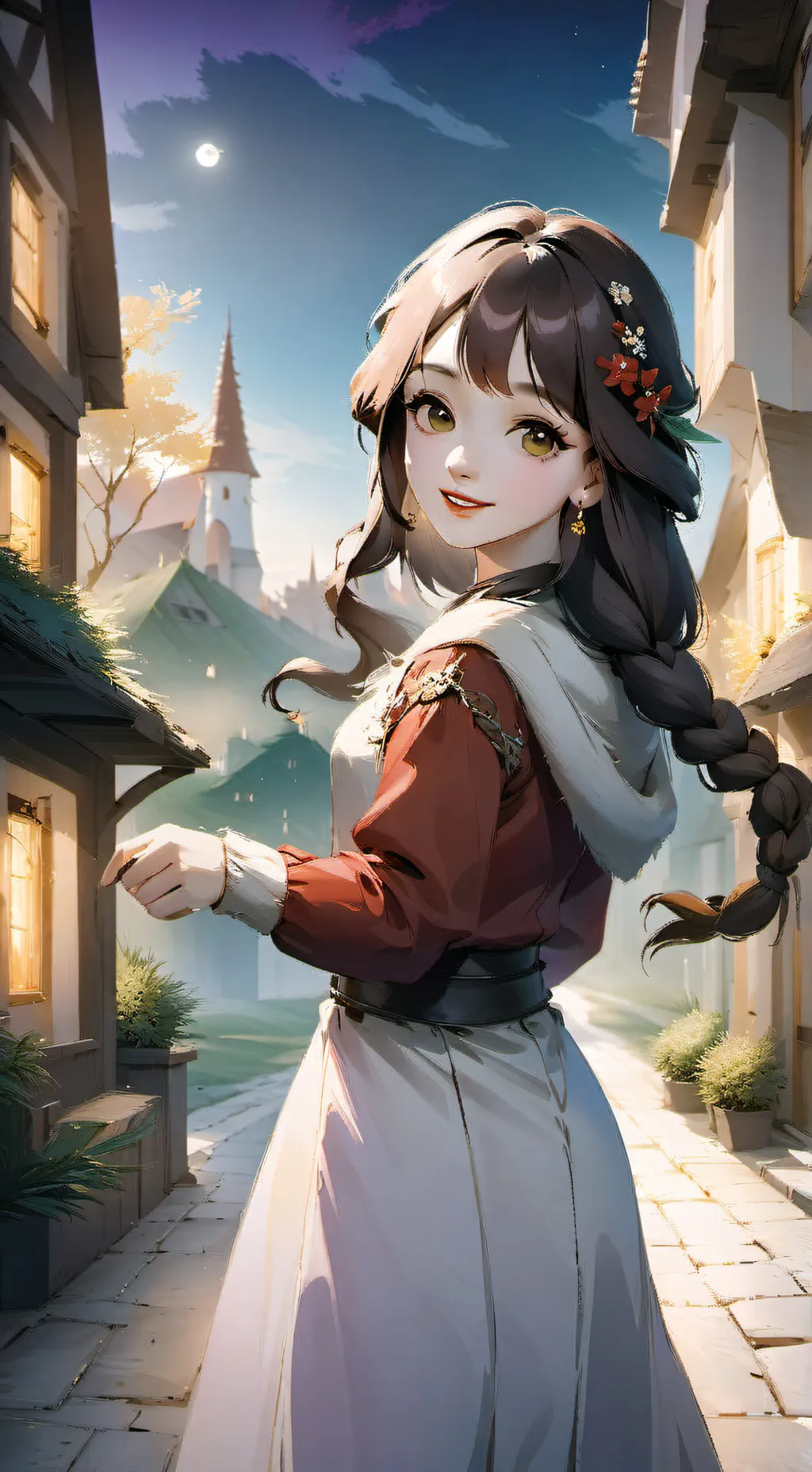 ai character: Elara background