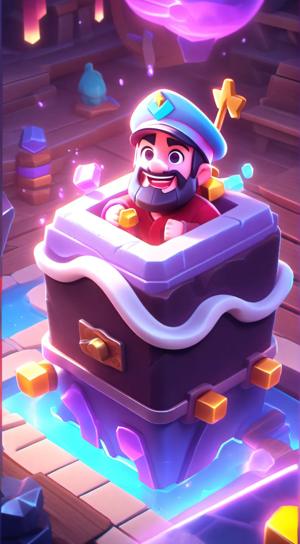 ai character: scared shedlesky background