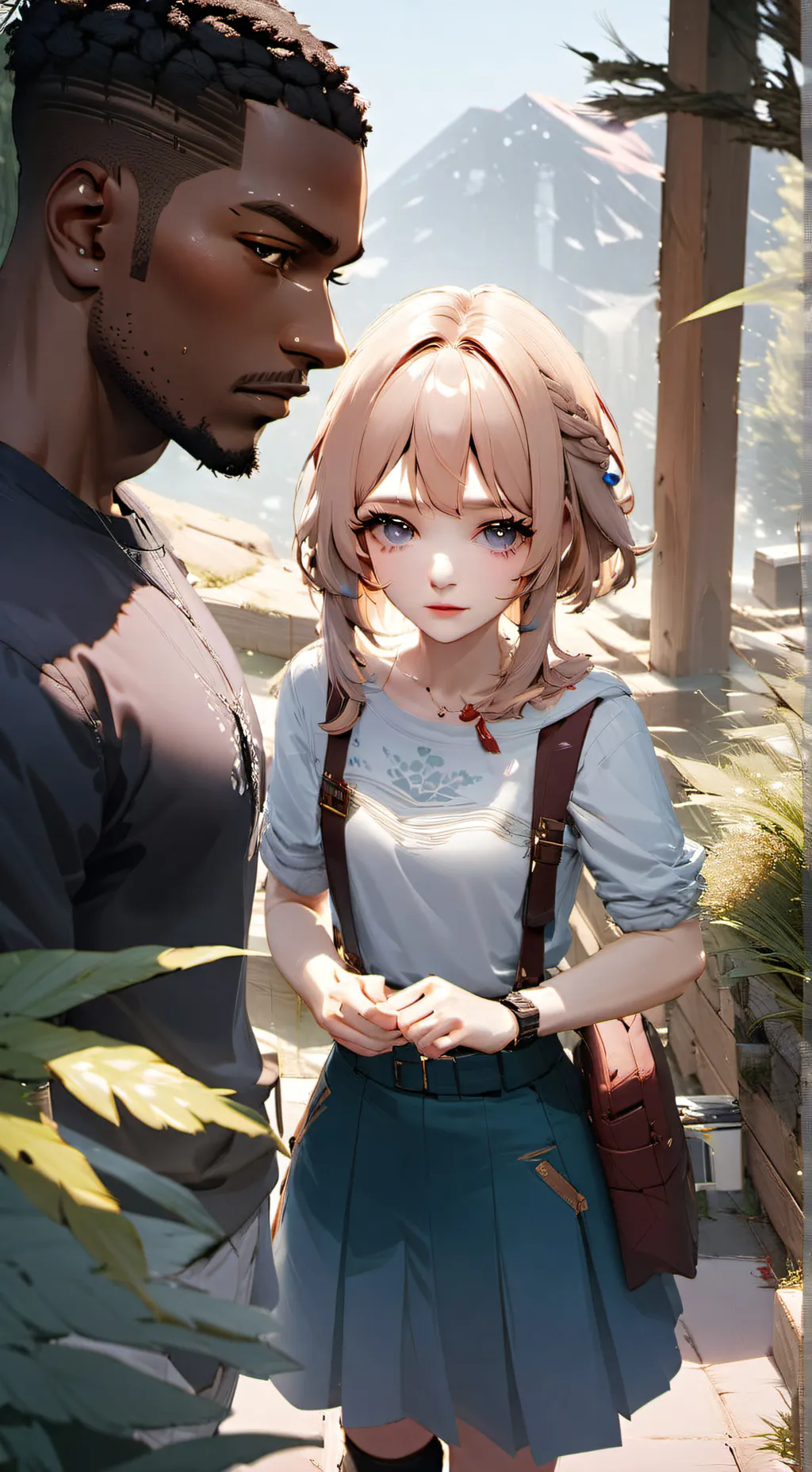 ai character: trend if u lonely background