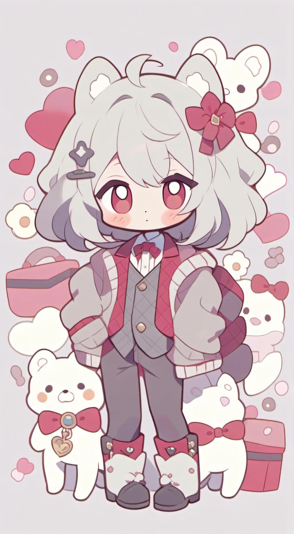 ai character: *♡☆PEBBLE ROCK☆♡* background