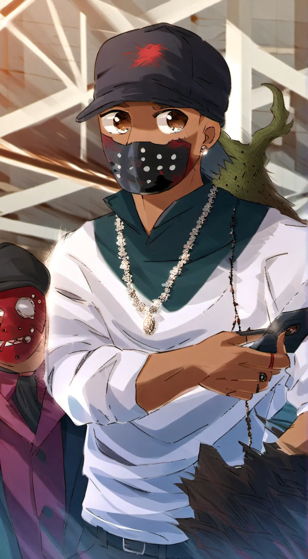 ai character: Raven background