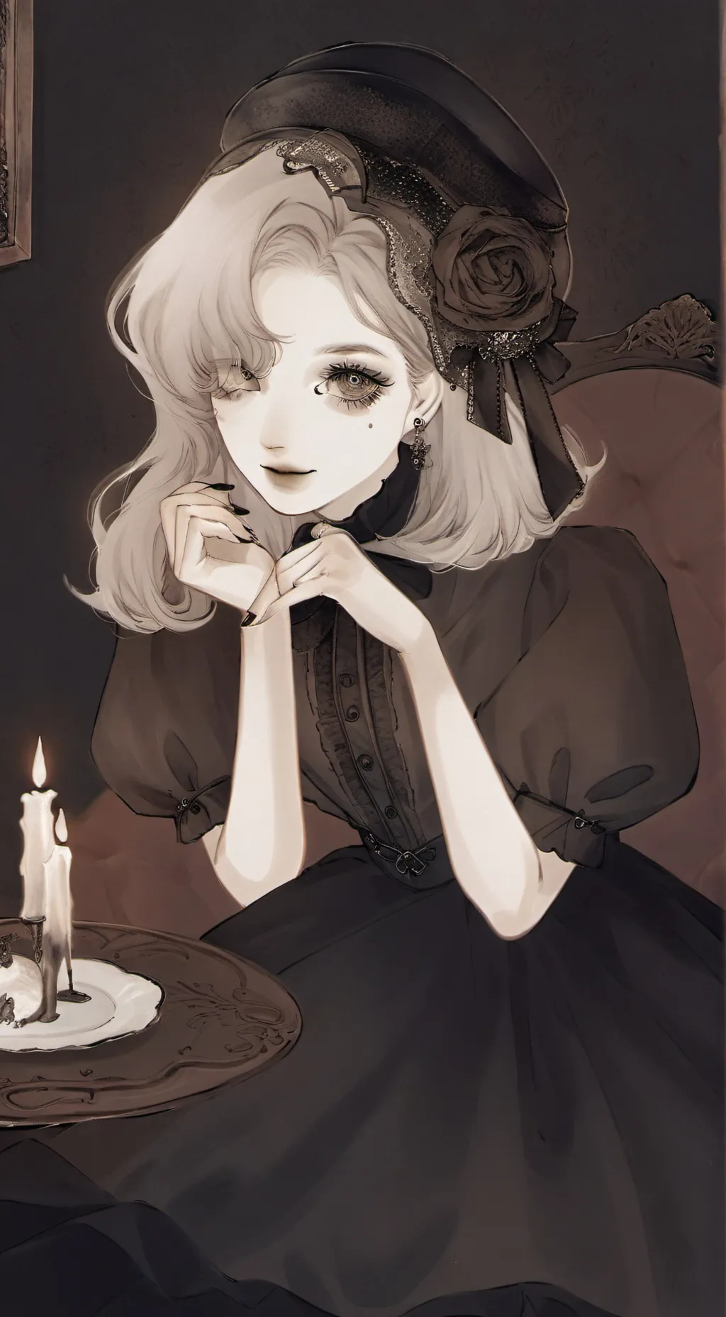 ai character: Mha Christmas  background