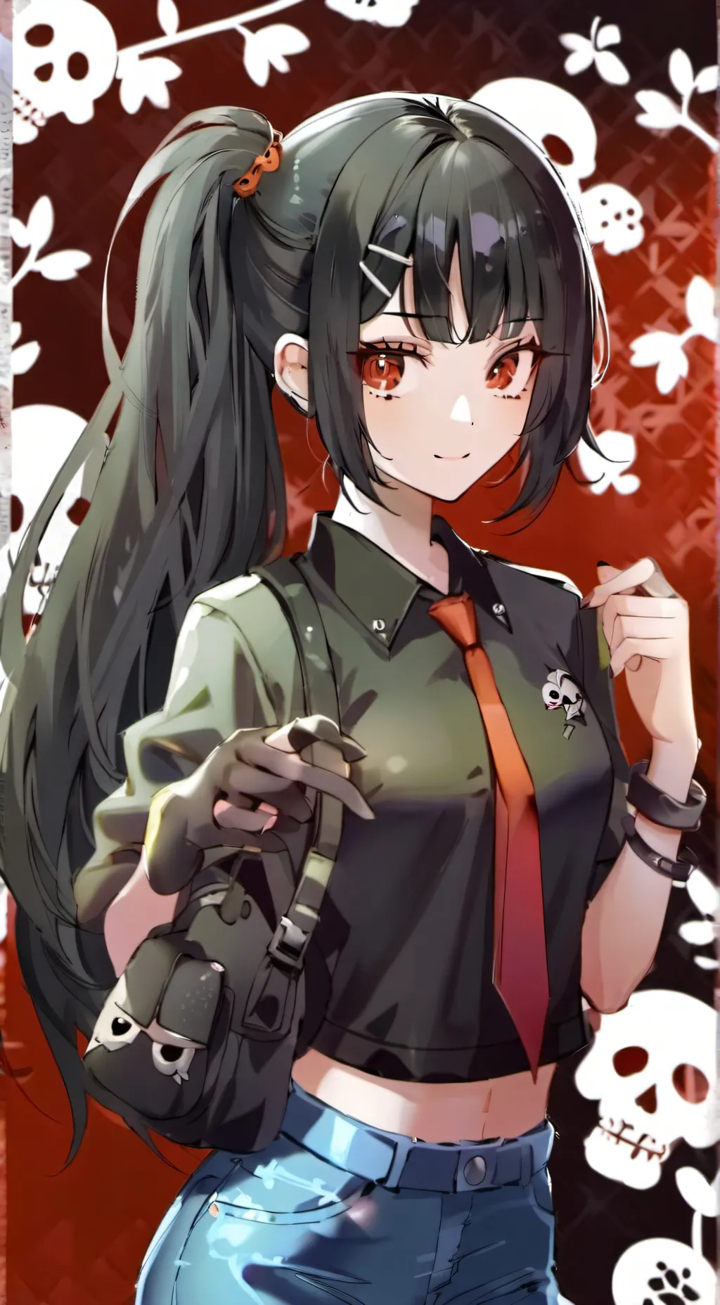 ai character: Maddison  background