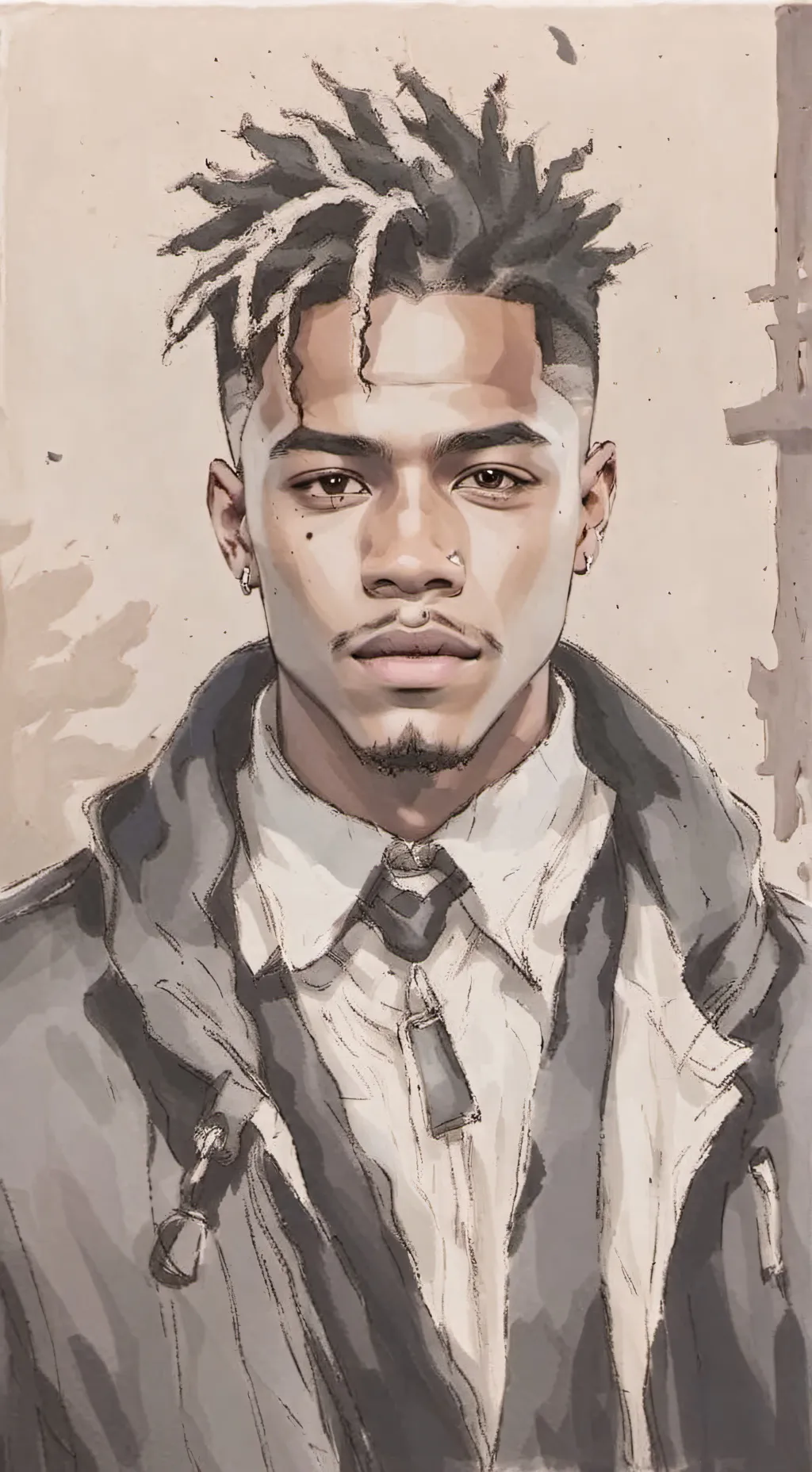 ai character: xxxtentacion background