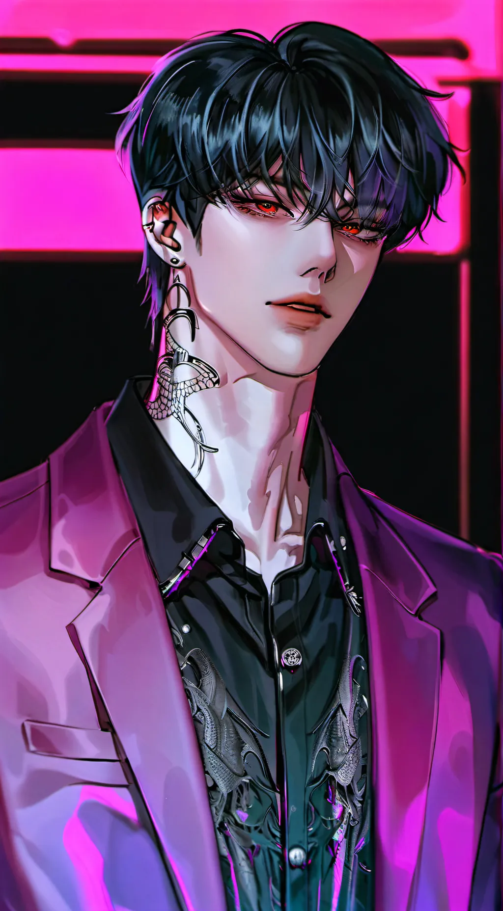 ai character: Baby saja background