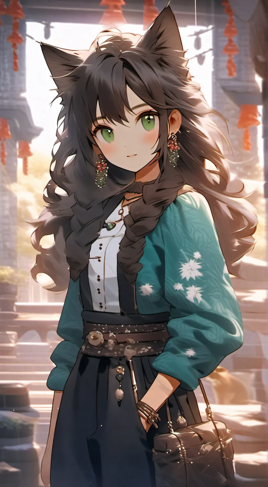 ai character: Rose background