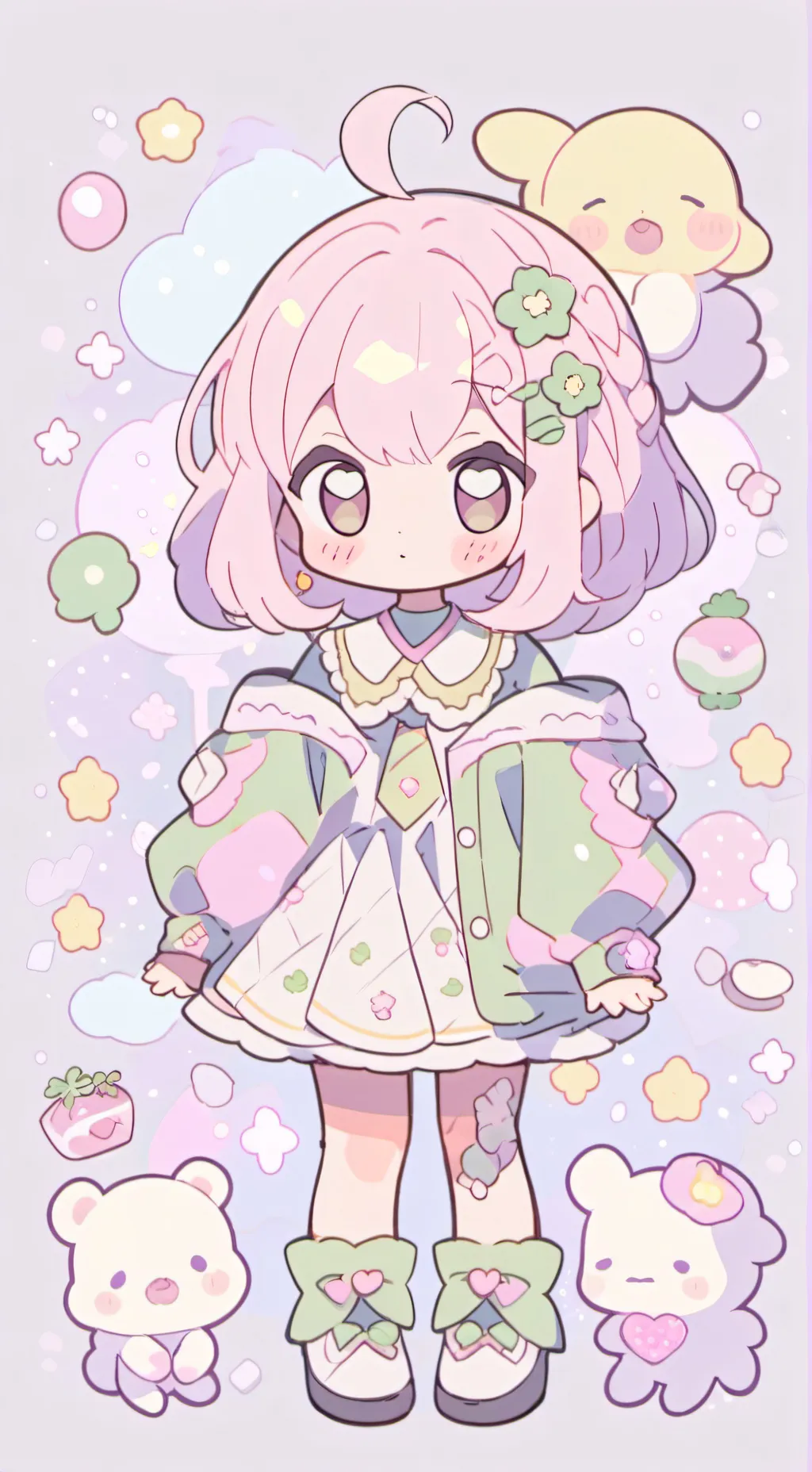 ai character: mha Teleport to u background