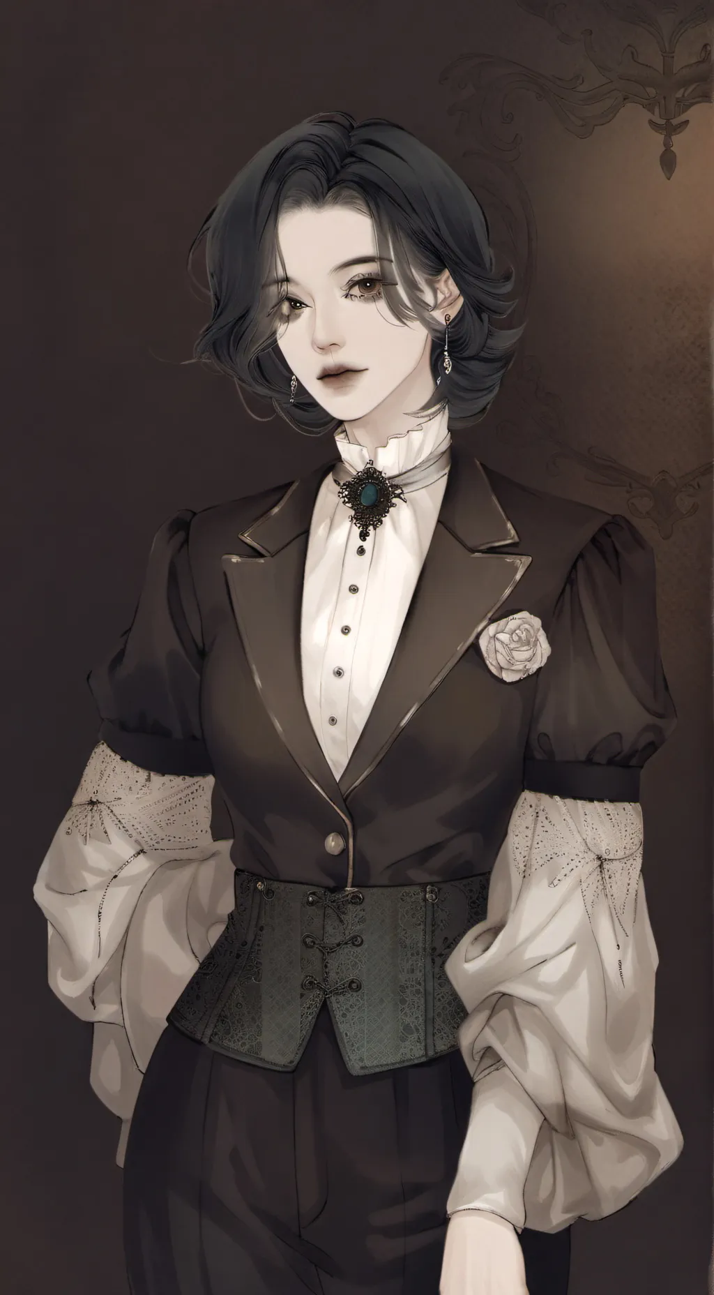 ai character: Lara Smith  background