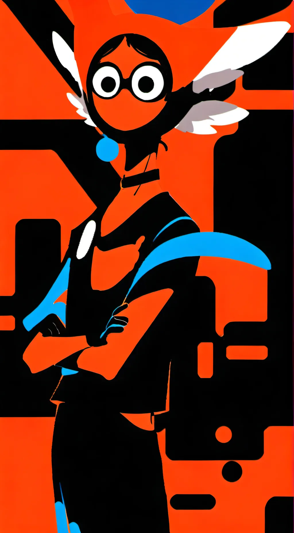 ai character: Fried Shrimpo background