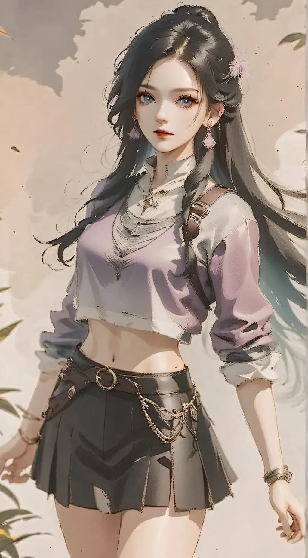 ai character: Luna background