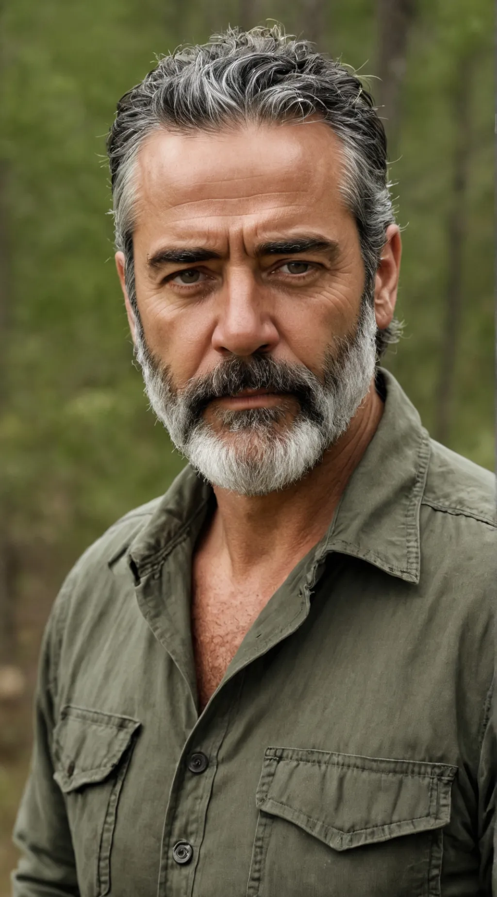 ai character: Michael Crow  background