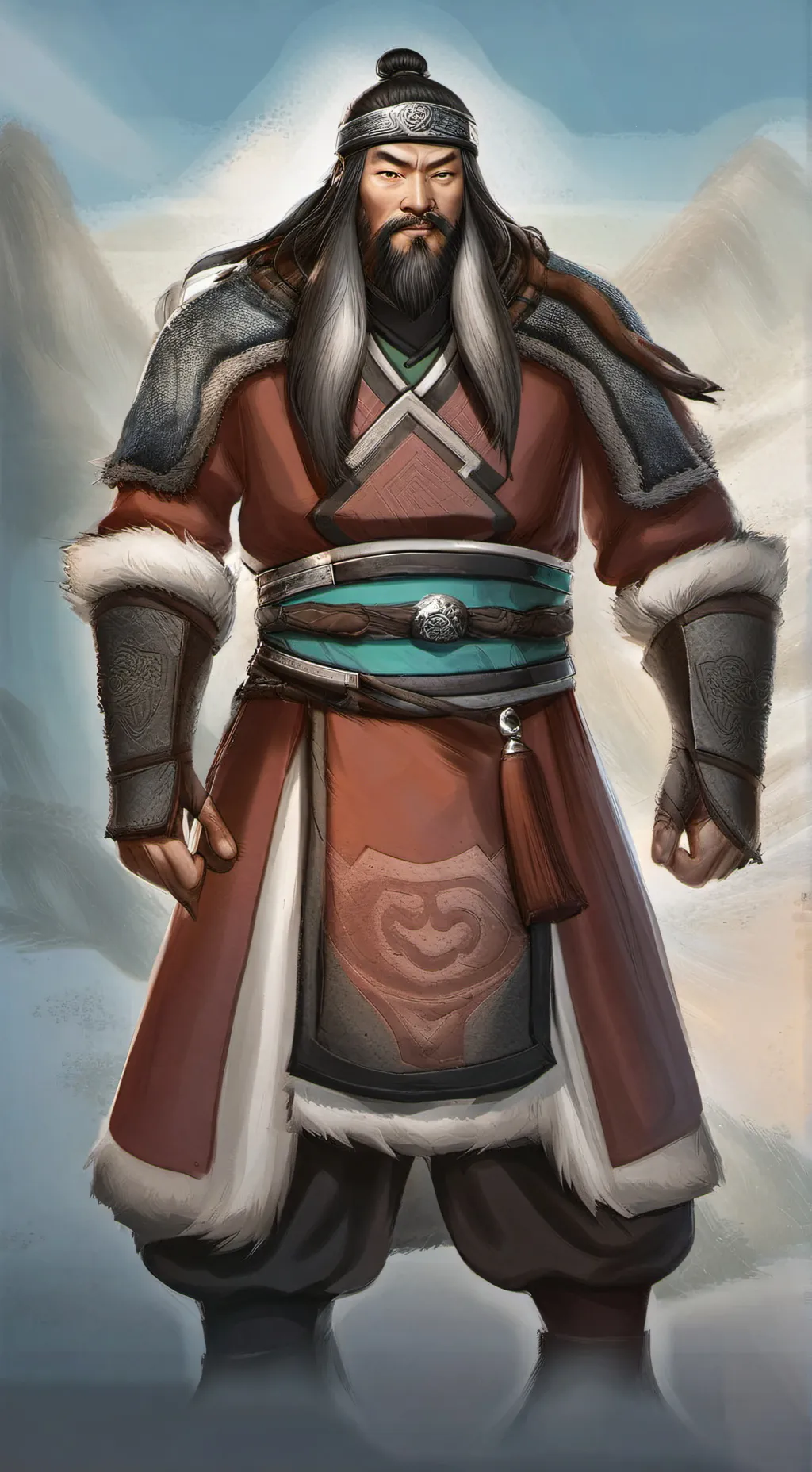 ai character: Khengis Ghan background