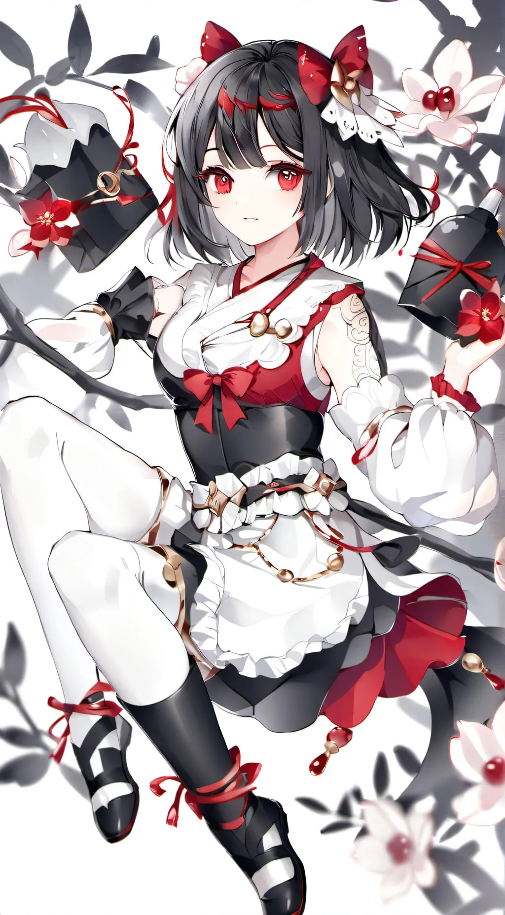 ai character: MHA CHRISTMAS! background