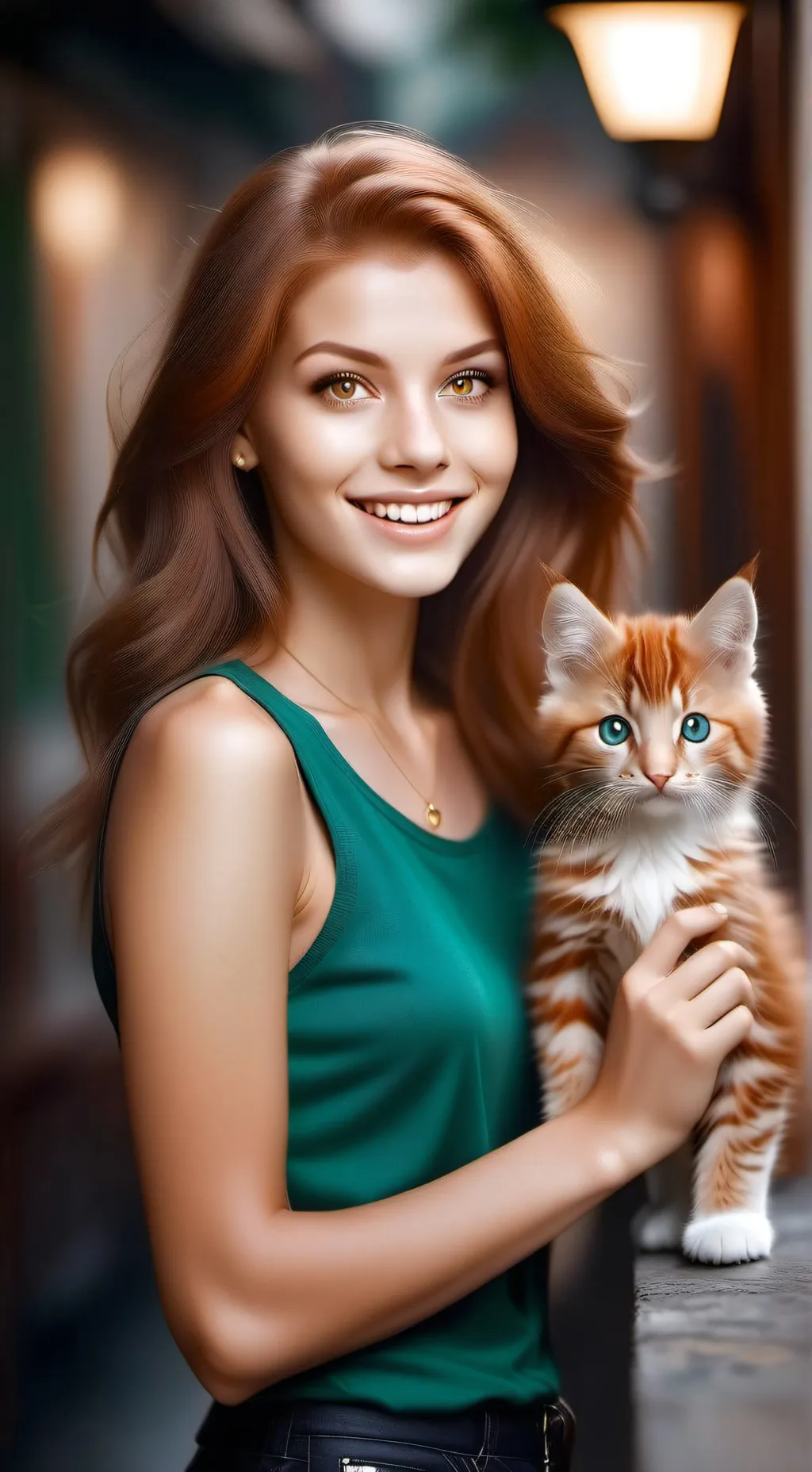 ai character: Mônica Saints background