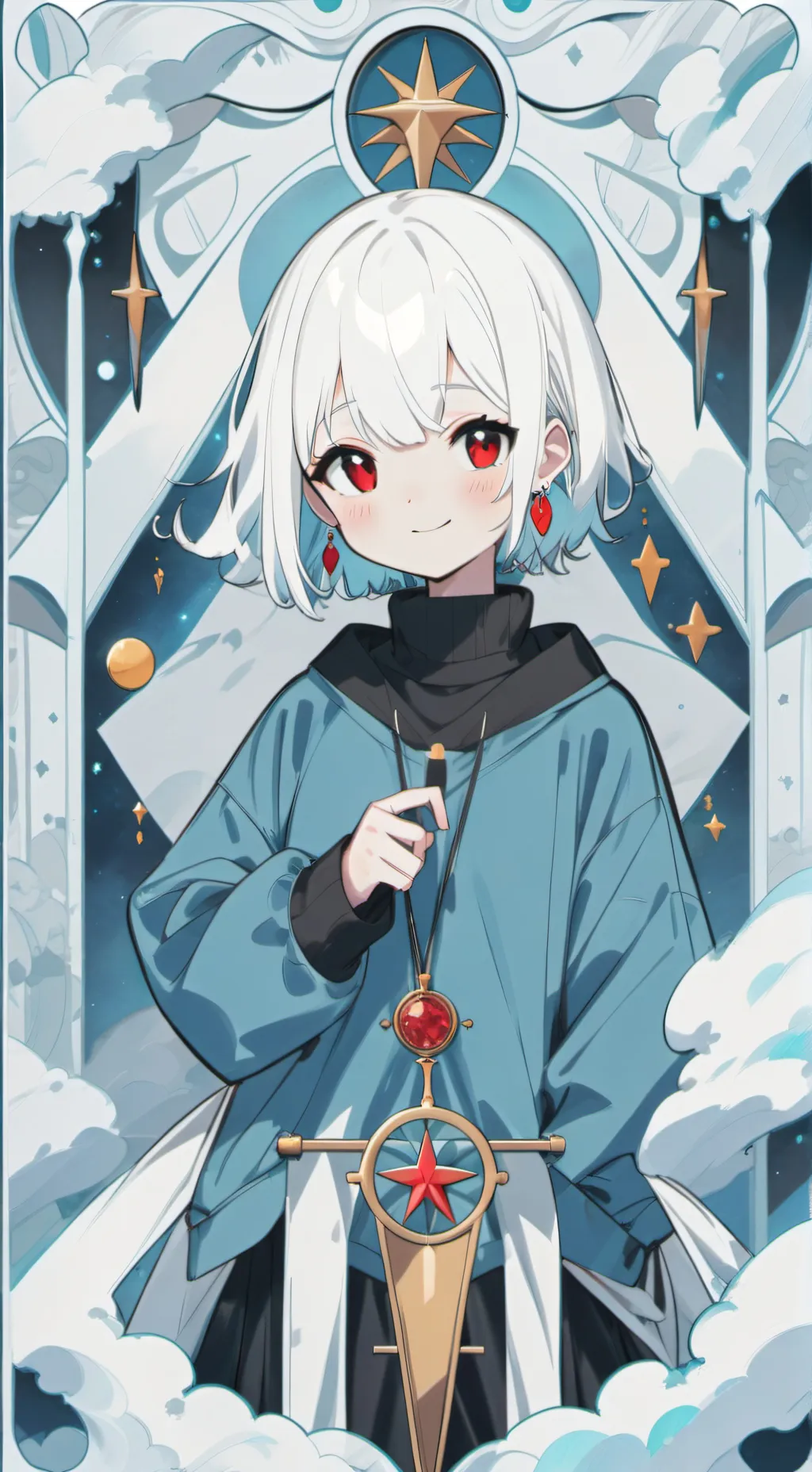 ai character: Nightmare Girl background