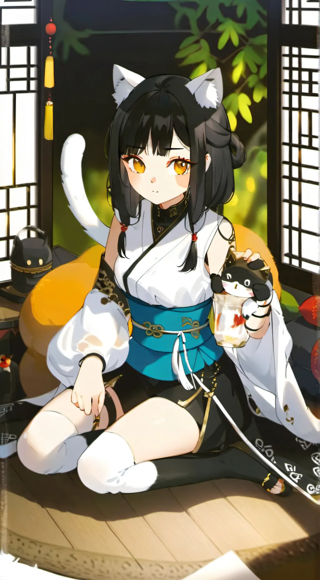 ai character: Elara background