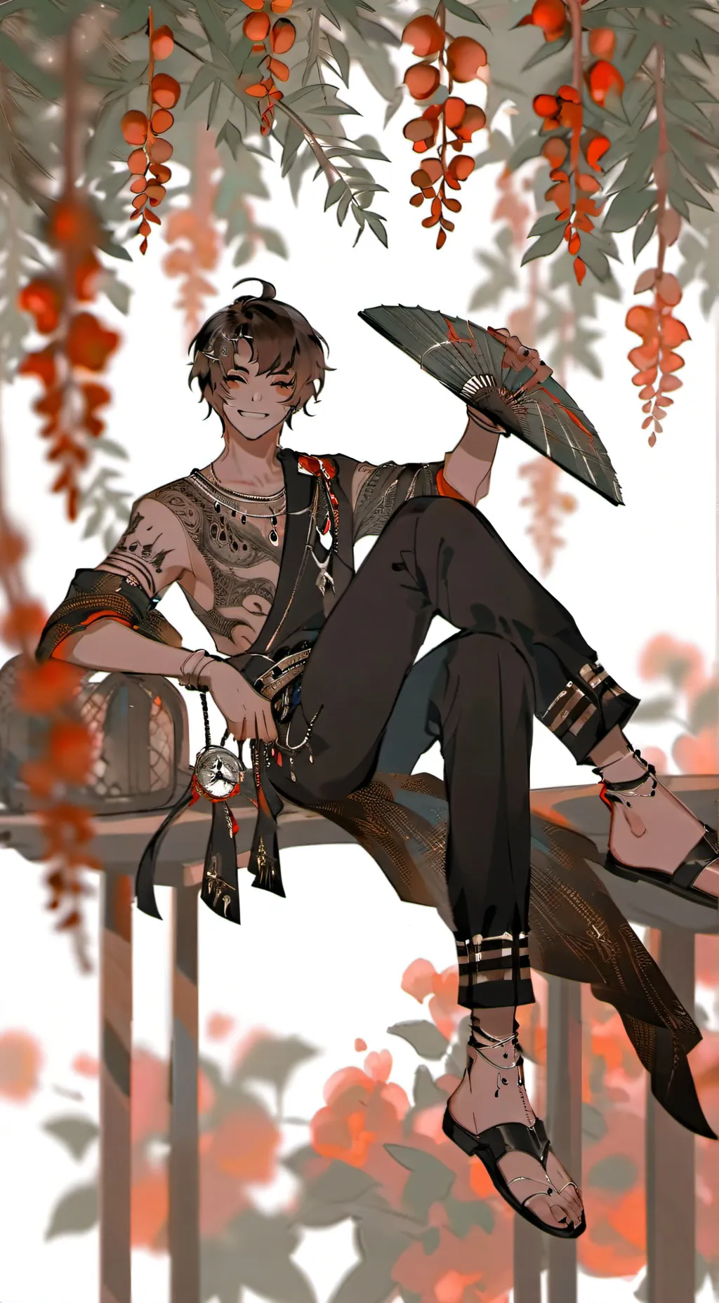 ai character: Request!  background