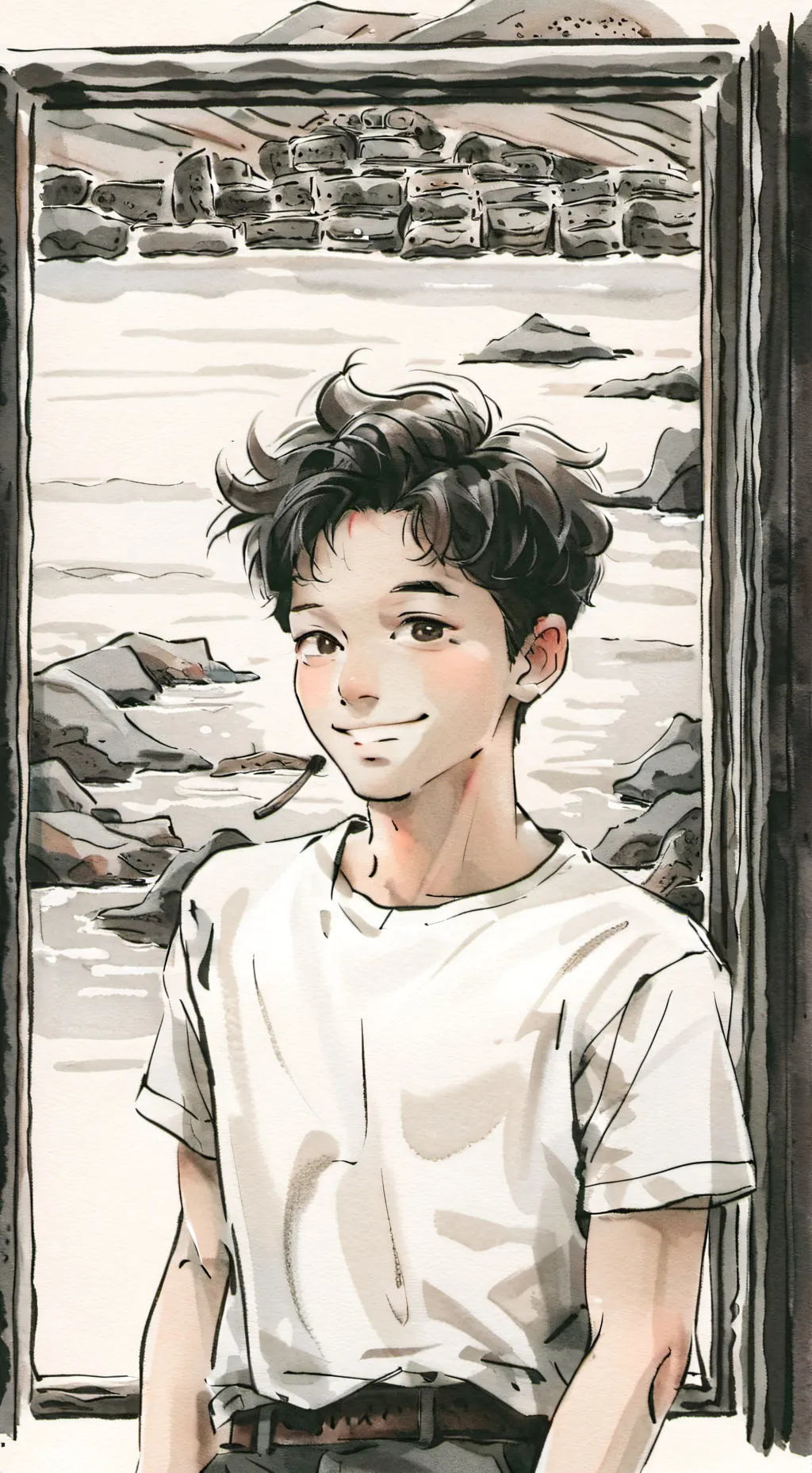 ai character: Timéo  background