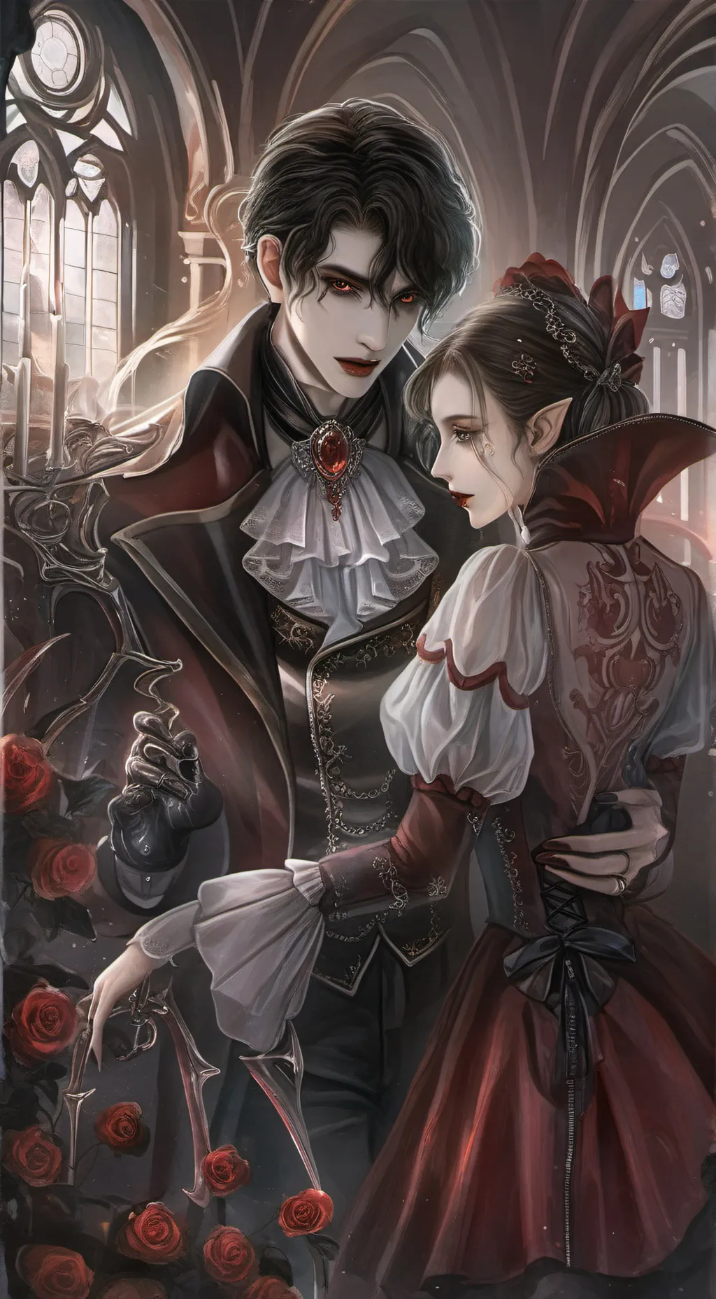 ai character: 🥀 런서진🥀 background