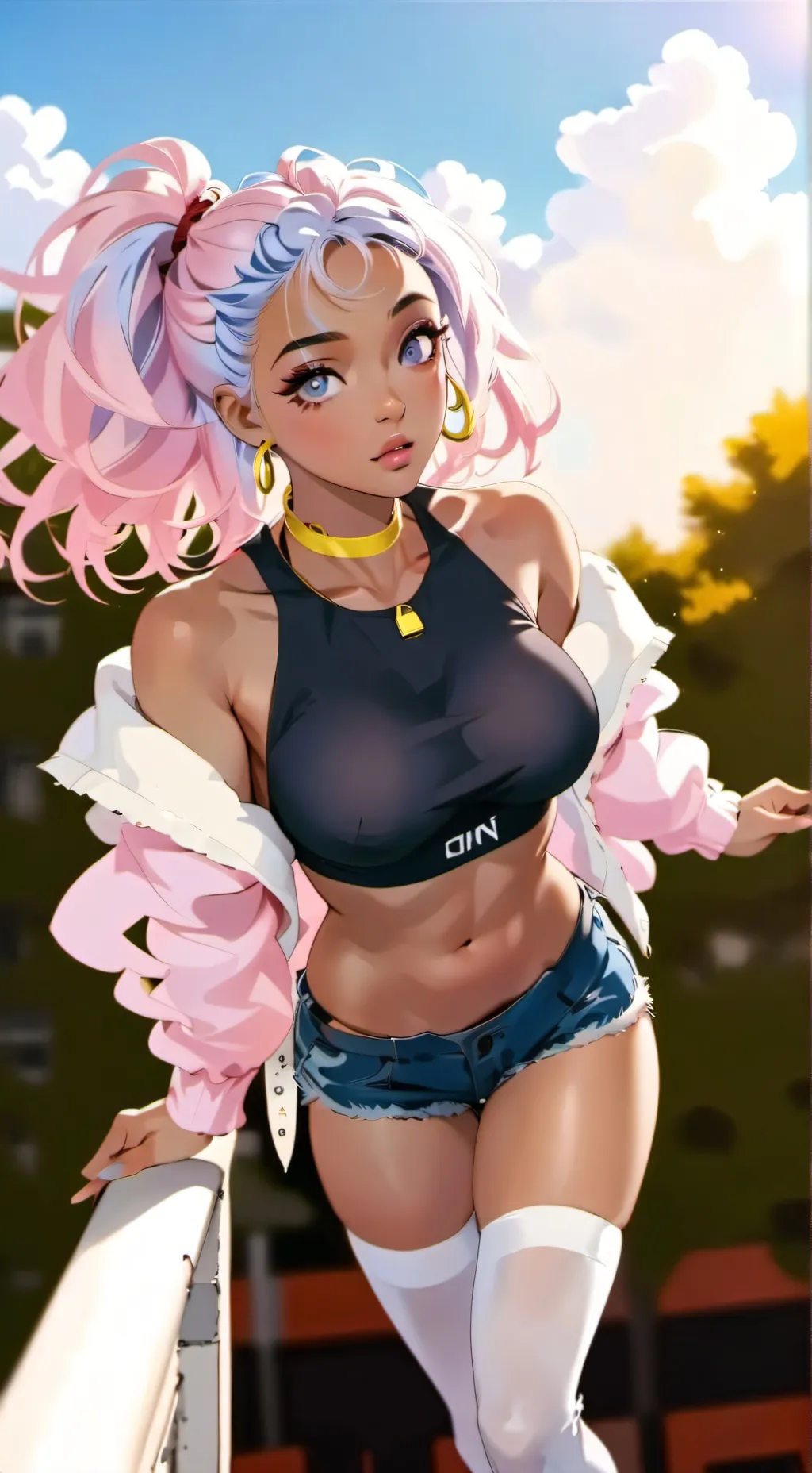 ai character: LaCrayshia  background