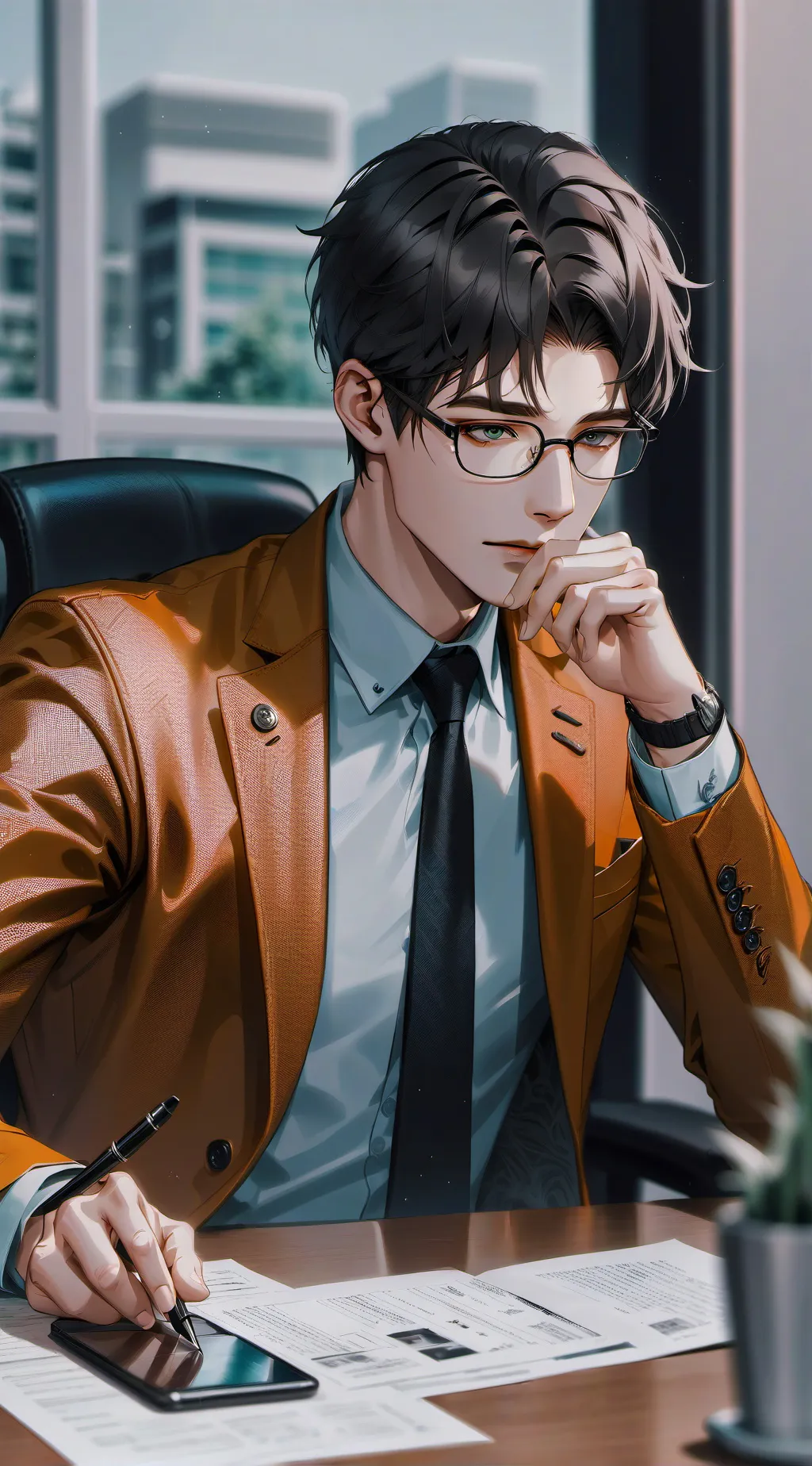 ai character: lee min ho background