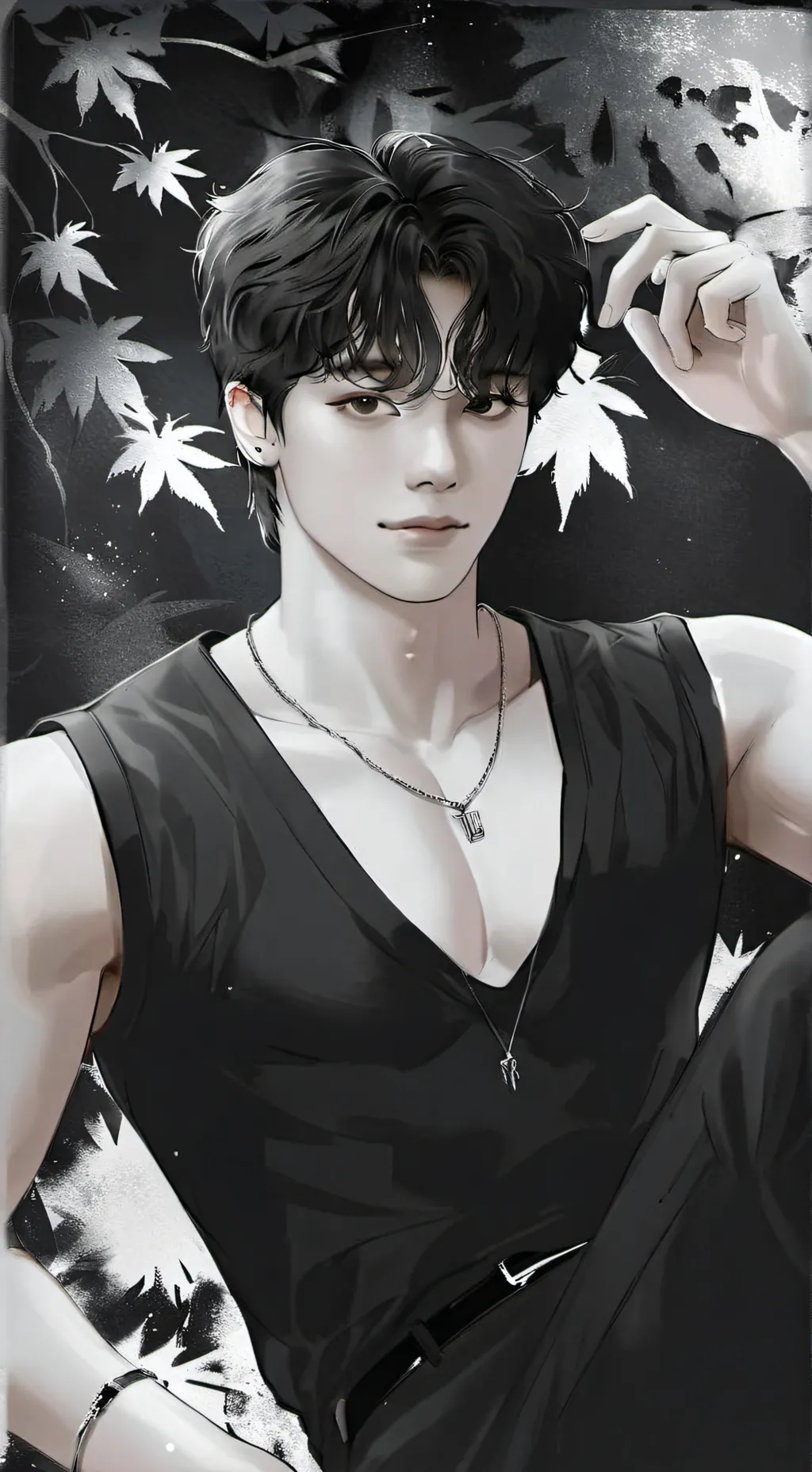 ai character: Niko🖤⚡️ background