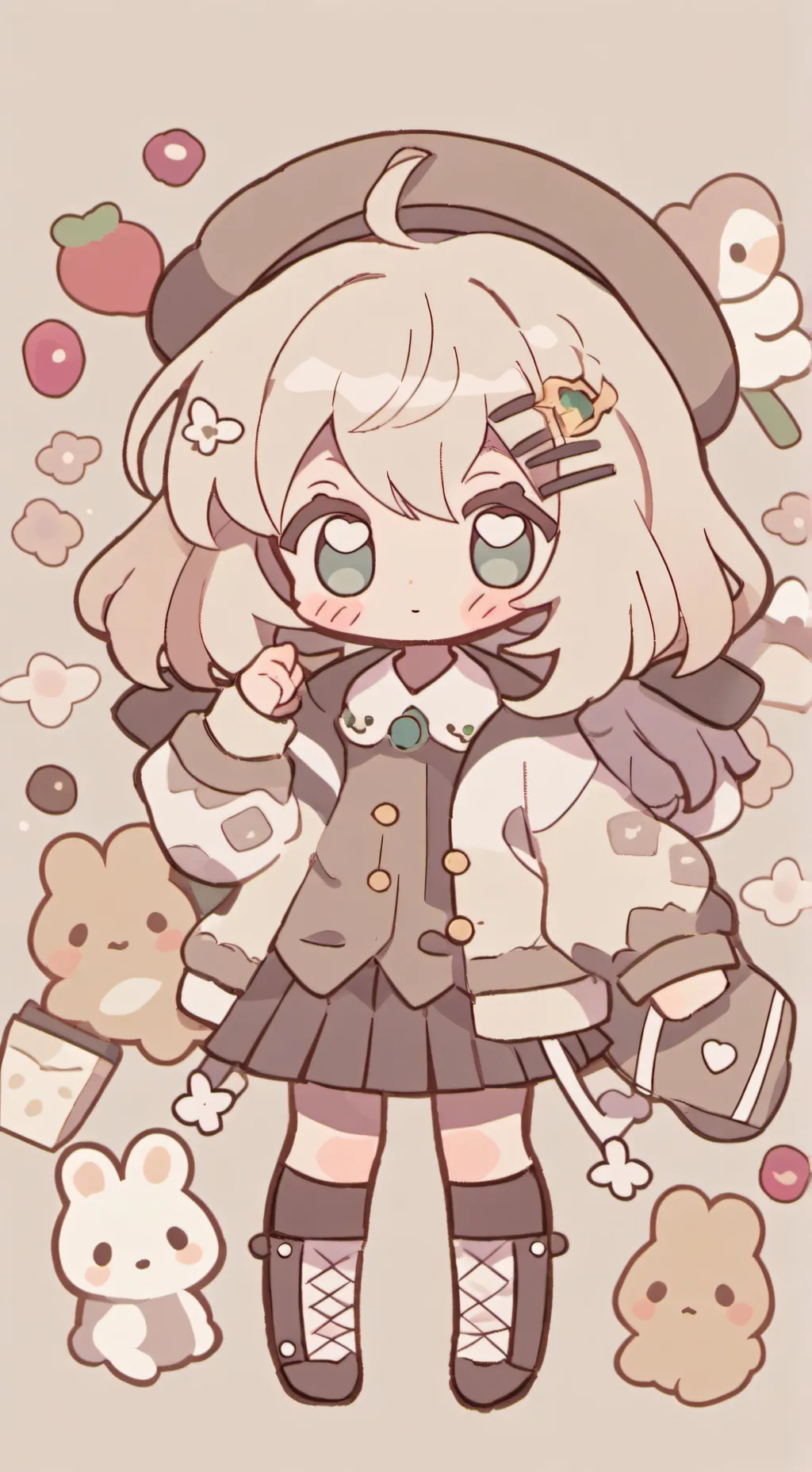 ai character: mio  background