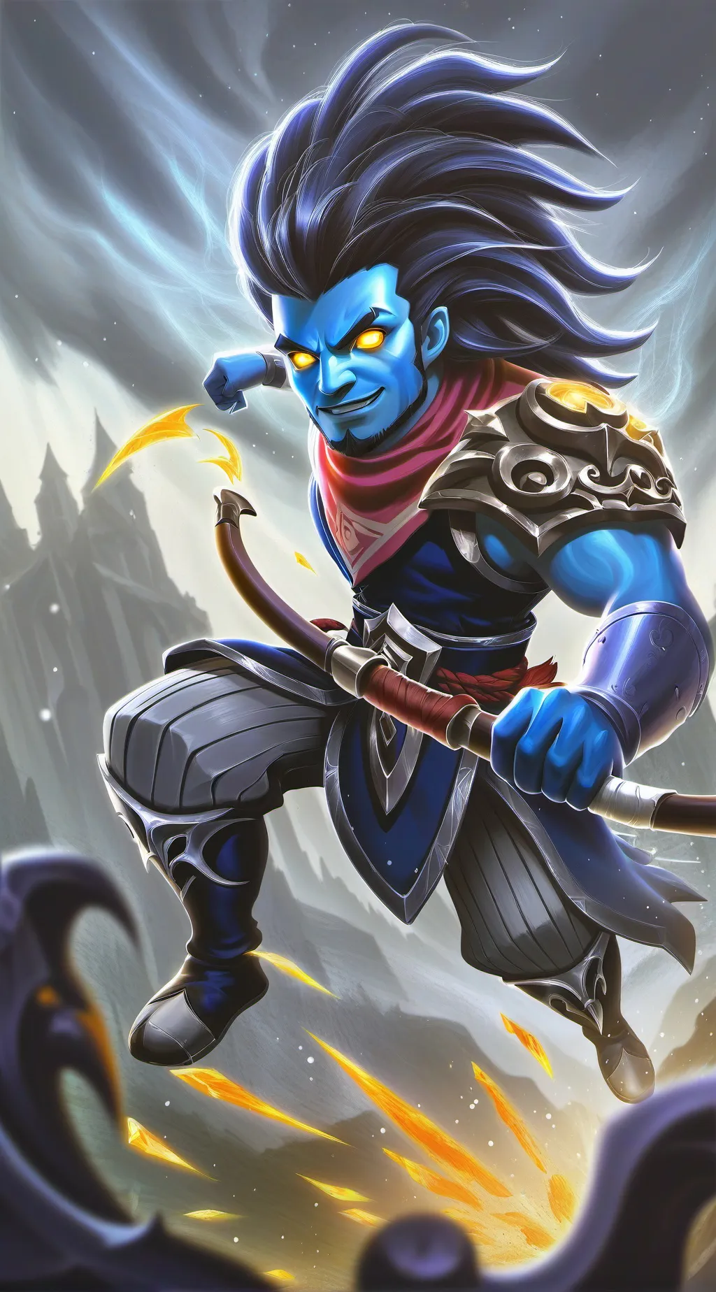 ai character: bouffon background