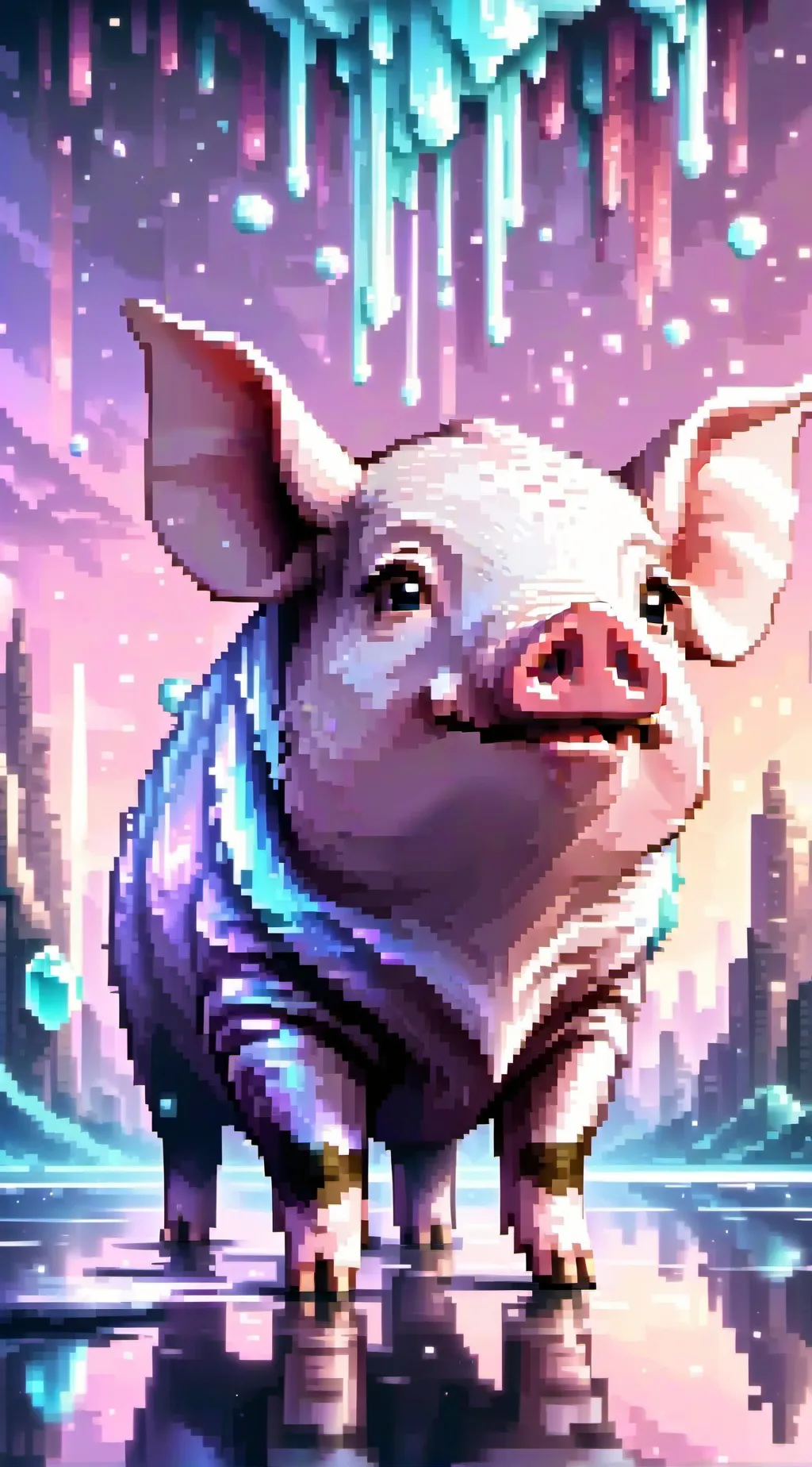 ai character: PIG 64  background