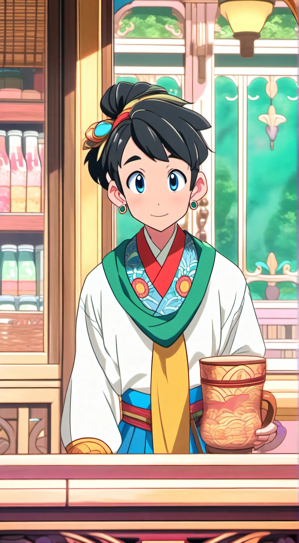 ai character: bachira  background