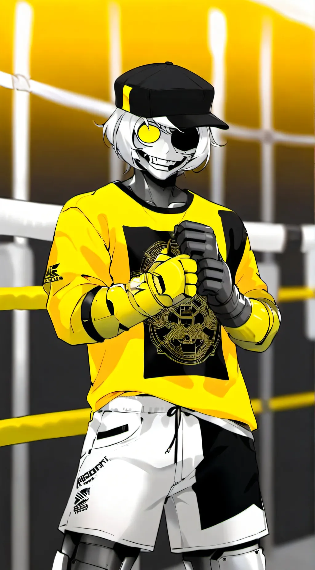 ai character: R3V background