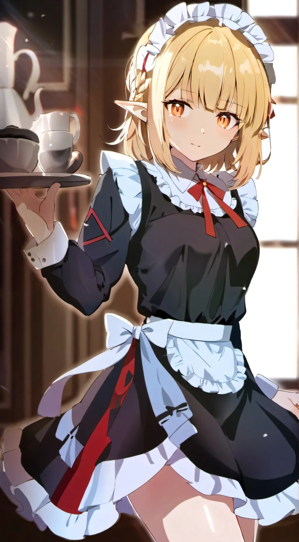 ai character: Maid Eva background