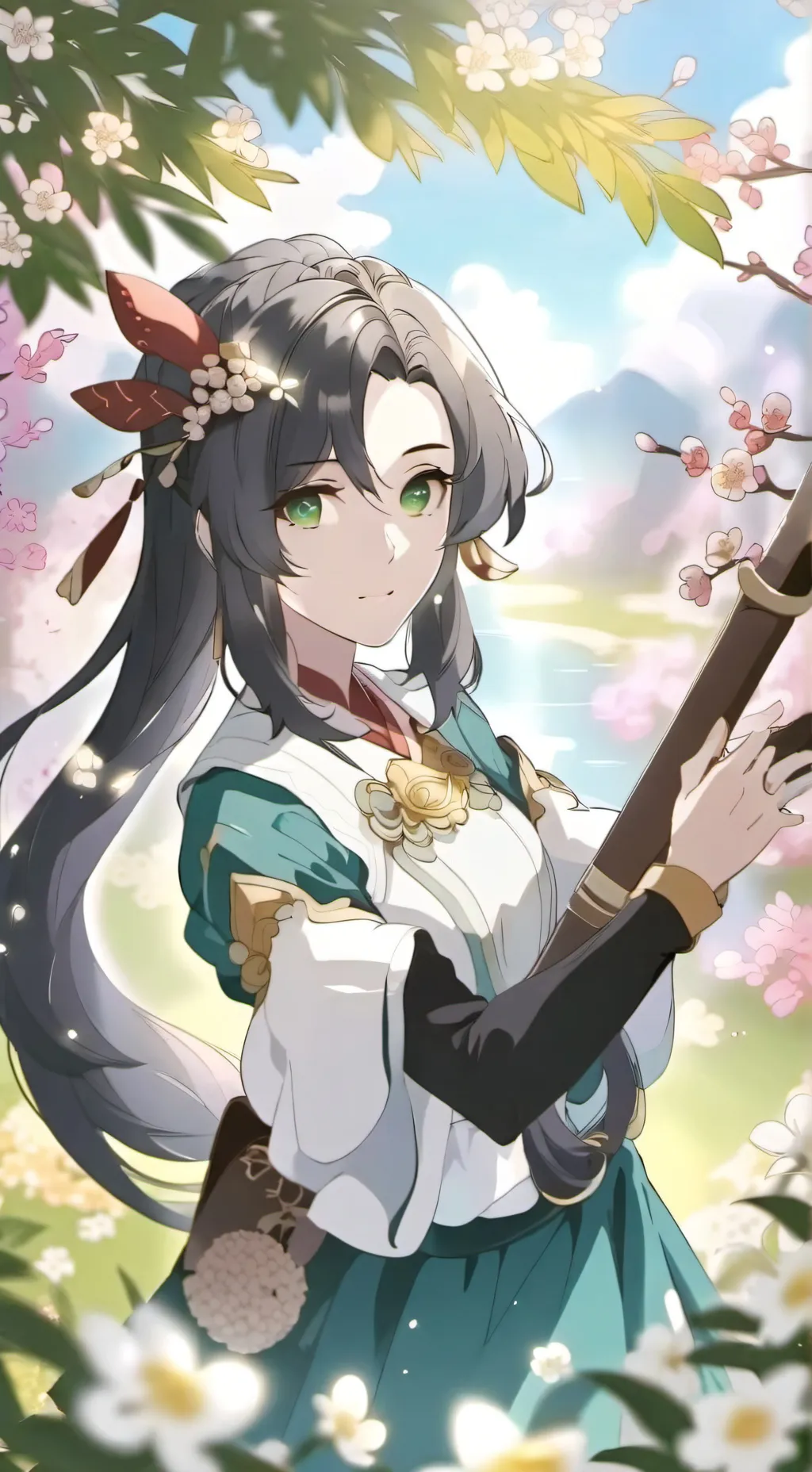 ai character: Luna background