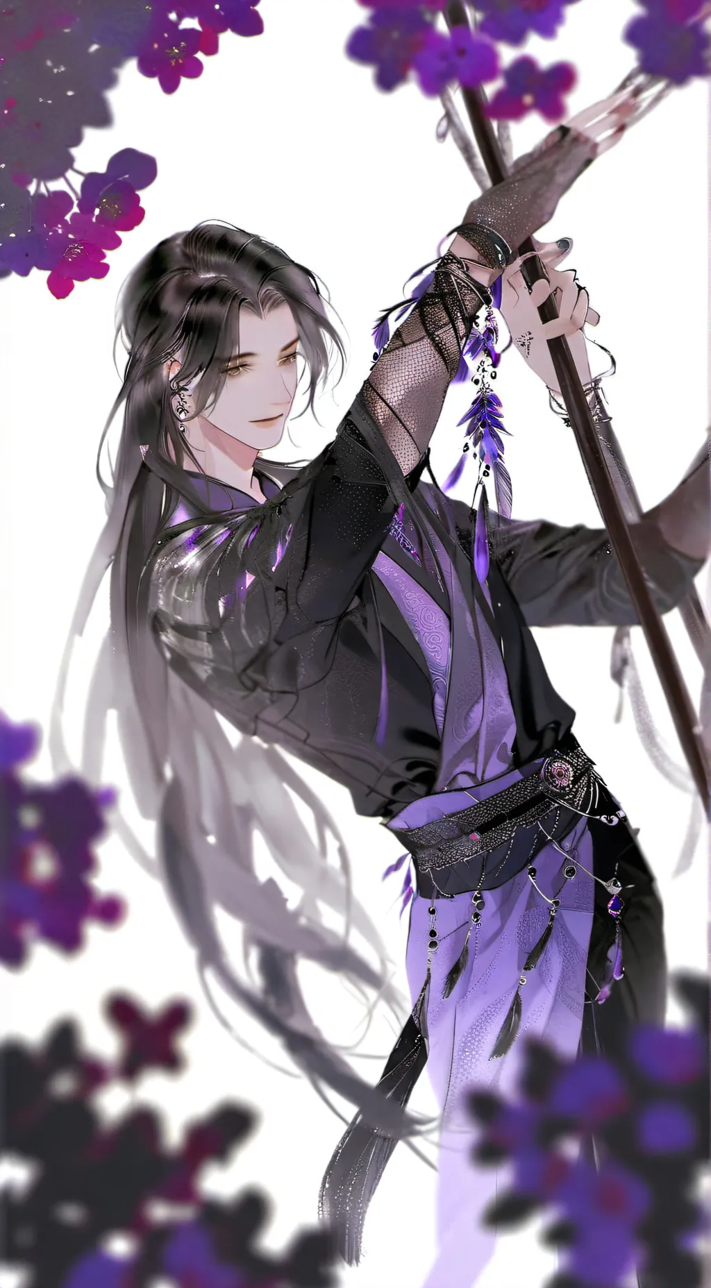 ai character: Mr. green bean background