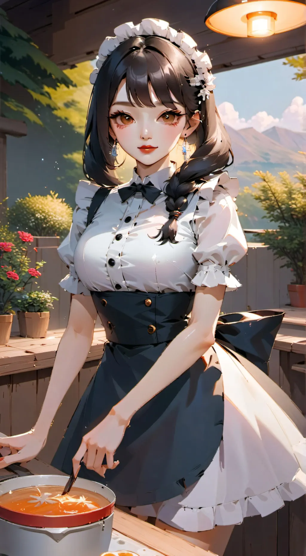 ai character: Maid background