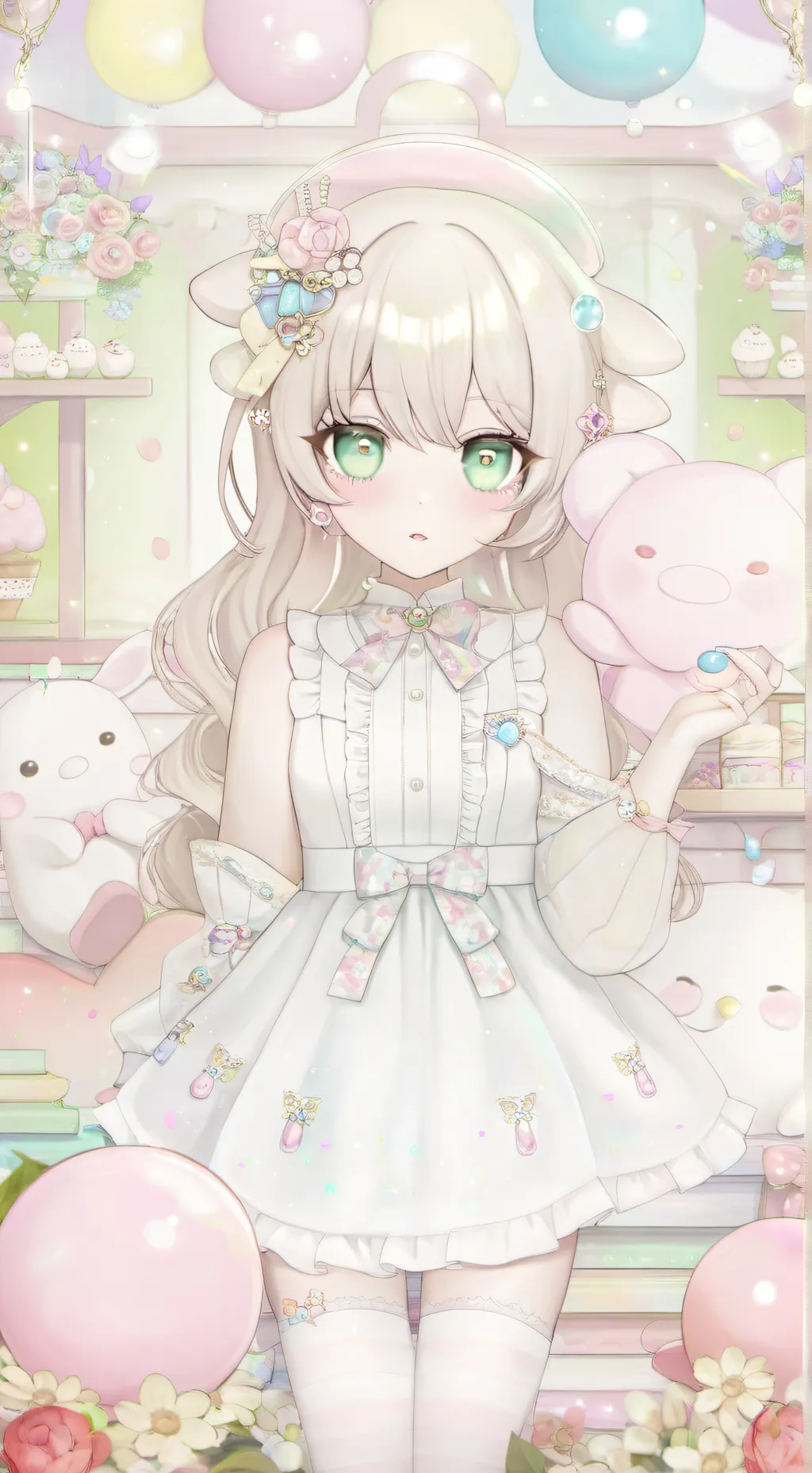 ai character: my school concert  background