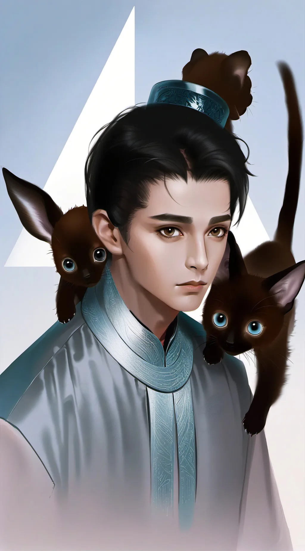 ai character:  huérfana background