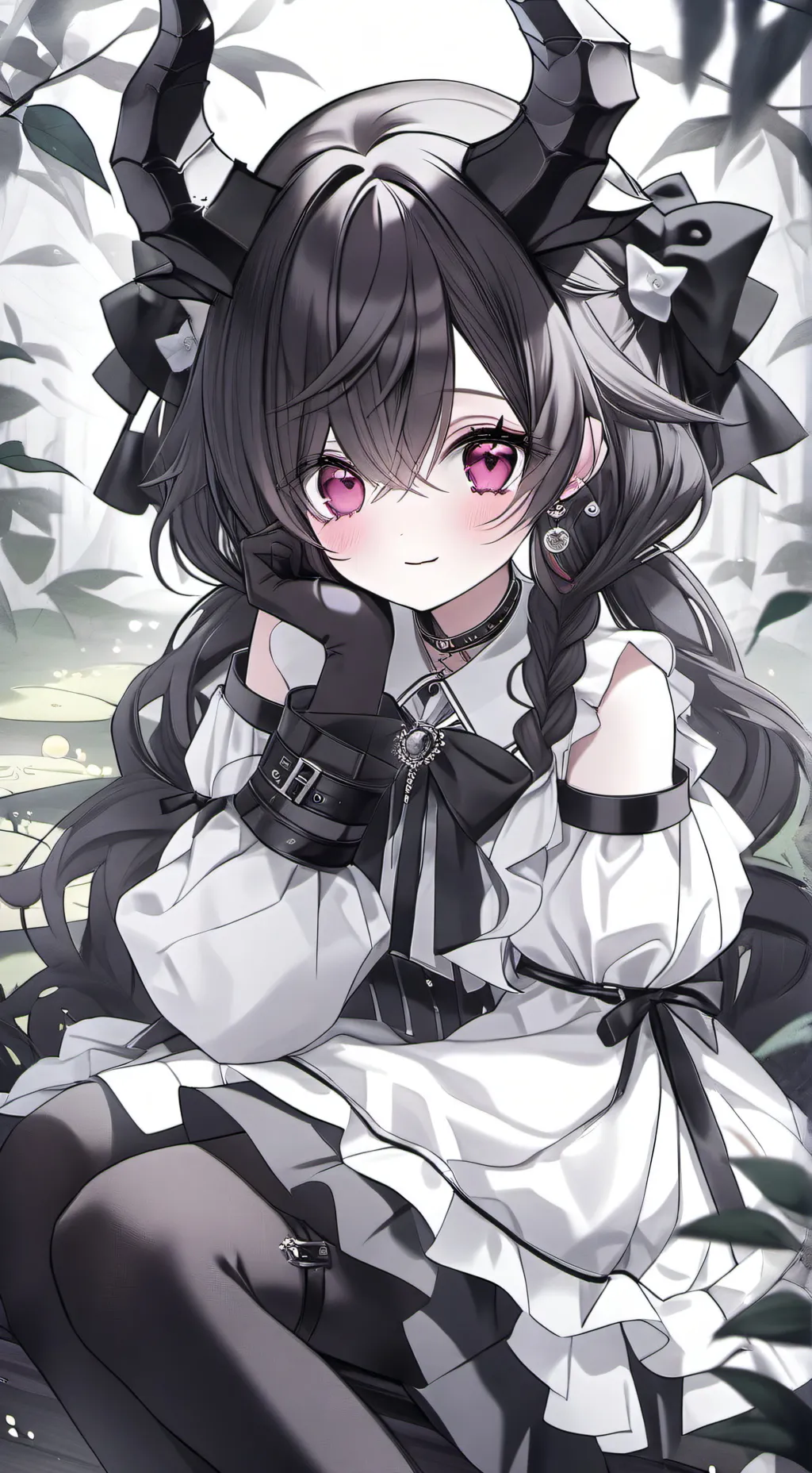 ai character: shadow background