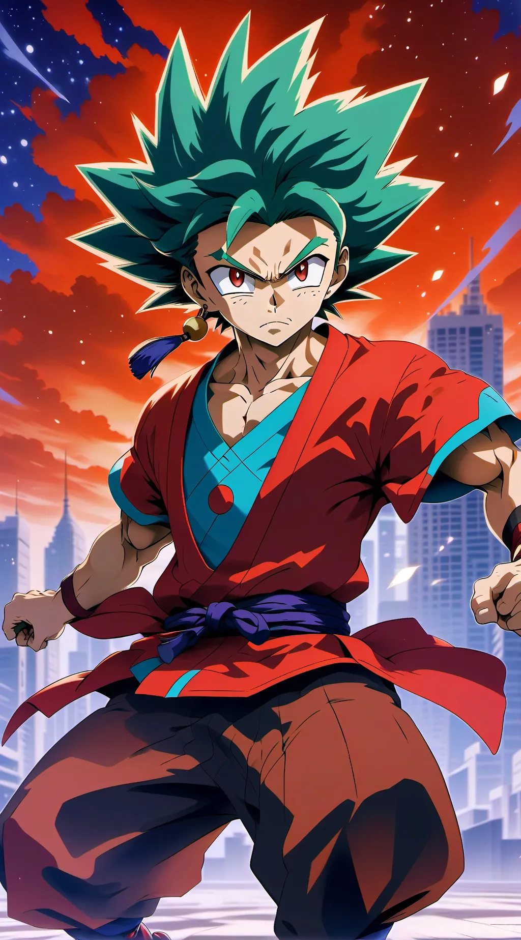ai character: yuya sakaki zarc background