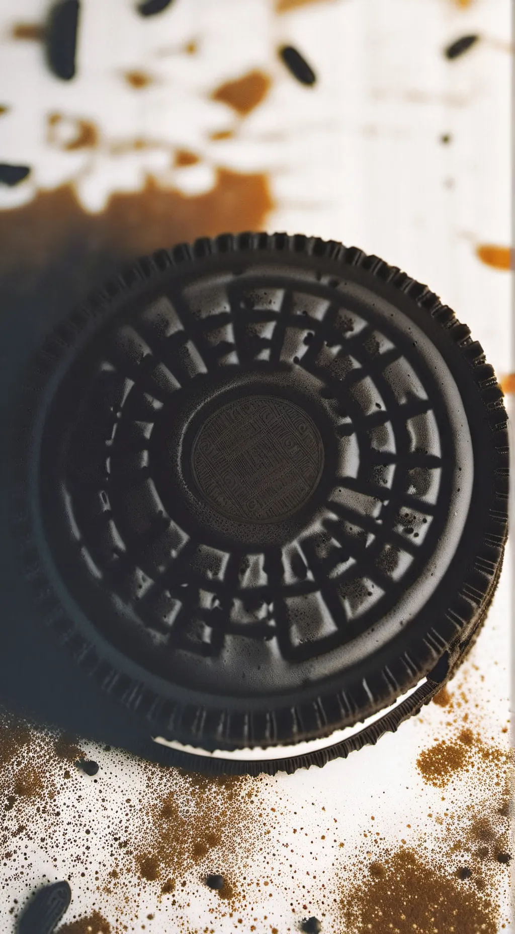 ai character: Oreo cookie background